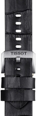 Curea din piele Tissot T852.046.775 22mm, culoarea neagră, Quick Release