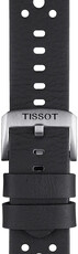 Curea din piele Tissot T852.046.810 22mm, culoarea neagră, Quick Release