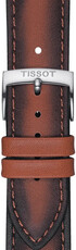 Curea din piele Tissot T852.046.842 20mm, culoarea maro, Quick Release