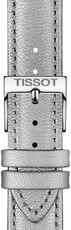 Curea din piele Tissot T852.047.129 16mm, culoarea argintiu, Quick Release