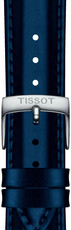 Curea din piele Tissot T852.048.150 18mm, albastru