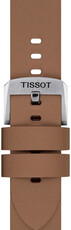 Curea din piele Tissot T852.048.217 20mm, culoarea maro, Quick Release