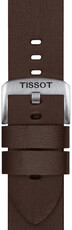 Curea din piele Tissot T852.048.221 22mm, culoarea maro, Quick Release