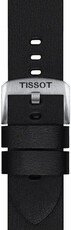 Curea din piele Tissot T852.048.225 22mm, culoarea neagră, Quick Release