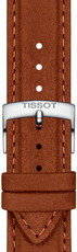 Curea din piele Tissot T852.048.229 21mm, maro, Quick Release