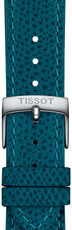 Curea din piele Tissot T852.049.059 18mm, albastră, Quick Release