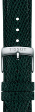 Curea din piele Tissot T852.049.061 18mm, verde, Quick Release