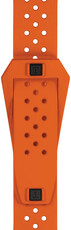 Curea din cauciuc Tissot Sideral T852.048.861 20mm, culoarea portocaliu, Quick Release