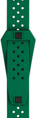 Curea din cauciuc Tissot Sideral T852.048.862 20mm, culoarea verde, Quick Release