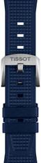 Curea din silicon Tissot T852.049.050 (pentru Tissot PRX 40mm), albastru