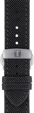 Curea textilă Tissot T852.043.157 21mm, culoarea neagră, Quick Release