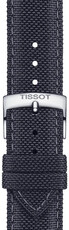 Curea textilă Tissot T852.048.183 21mm, culoarea gri, Quick Release