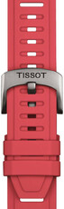 Curea de silicon Tissot T852.049.243 21mm, culoarea roșie, Quick Release