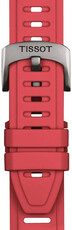 Curea din silicon Tissot T852.049.247 21mm, roșie, mărime XS, Quick Release