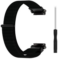 curea din nylon Ricardo Ravascletto (pentru Amazfit T-Rex 2), Black, Quick Release, + accesorii pentru schimb, 261114