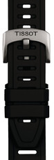 Curea de silicon Tissot T852.049.249 21mm, culoarea neagră (vel. XS), Quick Release
