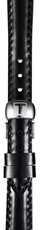 Curea din piele Tissot T852.036.538 12mm, culoarea neagră
