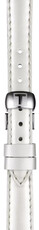 Curea din piele Tissot T852.036.540 12mm, culoarea albă