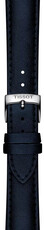 Curea din piele Tissot T852.050.305 18mm, culoarea albastră, vegan, Quick Release