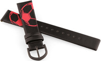 Curea din piele JVD JVDRJ7220.2 16mm, negru, pentru copii