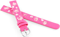 Curea din piele artificială JVD RJ7226.3 12mm, culoarea roz, pentru copii