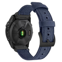 Curea Ricardo Nylon 26mm (pentru Garmin Fenix 8/7X/6X (51mm), Tactix etc.), albastru V3, QuickFit
