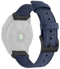 Curea de nailon Ricardo 26mm (pro Garmin Fenix 8/7X/6X (51mm), Tactix aj.), culoarea albastră V3, QuickFit