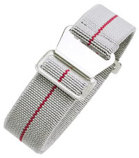 Curea de nailon Ricardo, culoarea gri