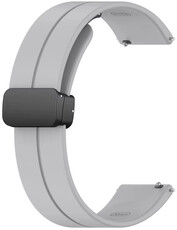 Curea din silicon Ricardo 22mm (pentru Huawei Watch GT 4, 5), gri V1, eliberare rapidă