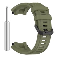 Curea de silicon Ricardo (pro Amazfit T-Rex 3), culoarea verde, + accesorii de rezervă