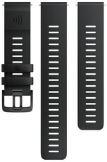 Polar Silicone Strap 22mm, negru, dimensiune S, M/L, eliberare rapidă, plată