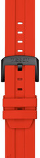Curea de silicon Tissot T852.048.933 22mm, culoarea roșie