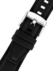 Curea din piele artificială Morellato Sanremo 5967432.019 M, culoarea neagră