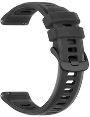 Curea de silicon Ricardo 20mm (pro Garmin Forerunner 570 (42mm) aj.), culoarea neagră, Quick Release