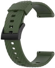 Curea de silicon Ricardo 24mm (pro Garmin Venu X1), culoarea verde, Quick Release