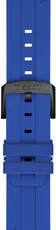Curea de silicon Tissot T852.050.991 22mm, culoarea albastră, Quick Release