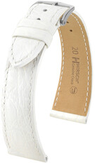 Hirsch Genuine Croco Leather Strap L 18920800-2, alb, piele de crocodil, lungime L, eliberare rapidă