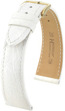 Hirsch Genuine Croco Leather Strap L 18920800-7, alb, piele de crocodil, lungime L, eliberare rapidă