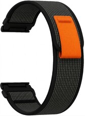curea din nylon Ricardo Carezza 22mm, Dark Gray, QuickFit
