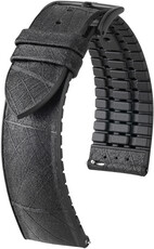 Curea din piele Hirsch Leaf L 0925046050-5, negru, lungime L, eliberare rapidă