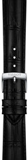 Curea din piele Tissot T852.051.027 18mm, culoarea neagră, Quick Release