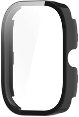 Capac de protecție (pro Xiaomi Redmi Watch 5), plastic, culoarea neagră + sticlă