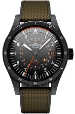 Fortis Flieger F-43 Triple-GMT Automatic COSC Chronometer F4260004 Limited Edition 100pcs (+ curea de rezervă)