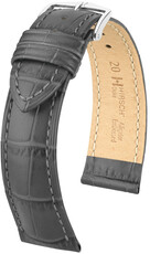 Curea din piele Hirsch Duke L 01028030NQ-2, gri, piele de vițel, lungime L