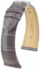 Curea din piele Hirsch London 04207112-2, culoarea violet, piele de aligator, Quick Release