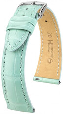 curea din piele Hirsch London L 04207081-2, albastru, piele de aligator, lungime L, Quick Release