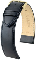 Curea din piele Hirsch Osiris L 03475050NQ-1, neagră, piele de vițel, lungime L
