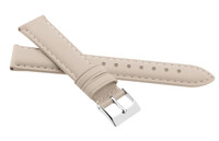 Curea din piele JVD R41321 18mm, culoarea bej