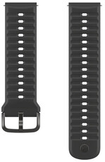 Curea de silicon Coros (pro Apex 4 46mm), culoarea neagră, Quick Release