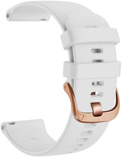 curea din silicon Ricardo Aprica 18mm, White, Quick Release